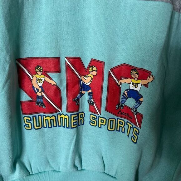 VTG 80s Swiss Design Fleece Track Suit 14 - Picture 2 of 8